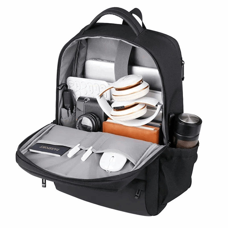 Sac à Dos PC Portable Classique avec Port USB – Voyage, Affaires et École