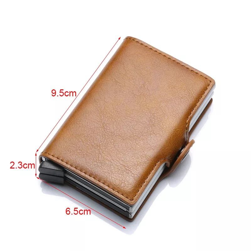 Portefeuille avec protection RFID contre le piratage pour cartes bancaires