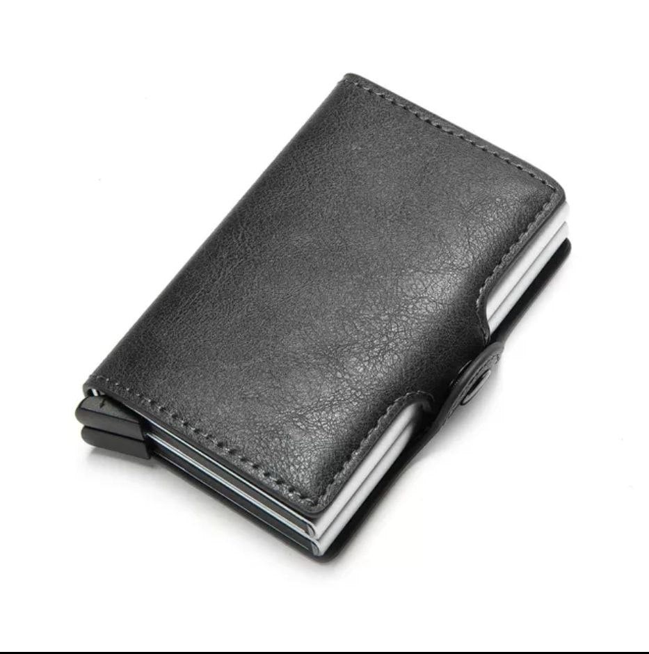 Portefeuille avec protection RFID contre le piratage pour cartes bancaires
