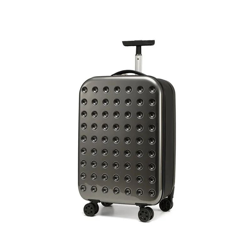 Valise rigide et pliable – Bagage à main léger avec roulettes, serrure TSA, résistante aux rayures, à l'eau et aux chocs.