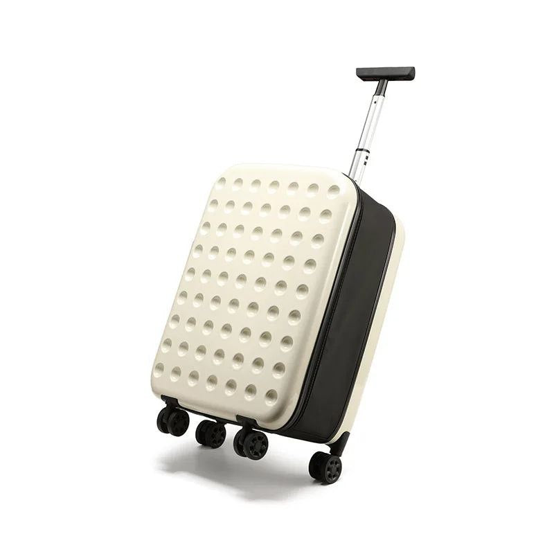 Valise rigide et pliable – Bagage à main léger avec roulettes, serrure TSA, résistante aux rayures, à l'eau et aux chocs.