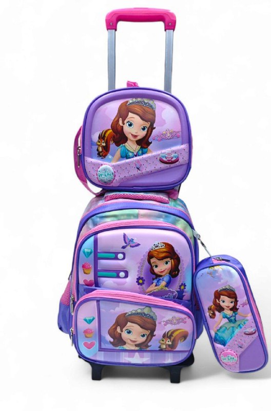 Sac à roulettes 3D pour enfants – Le compagnon idéal pour l'école et les sorties