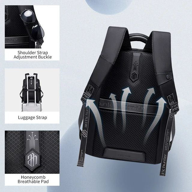 Sac à Dos Arctic Hunter - Léger et Polyvalent pour Ordinateur Portable 15,6 Pouces