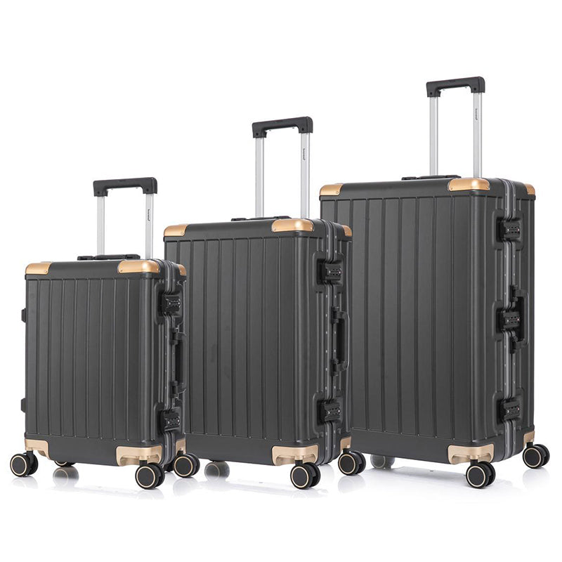 Grande valise rigide 28 pouces en polycarbonate, idéale pour les voyages longue durée