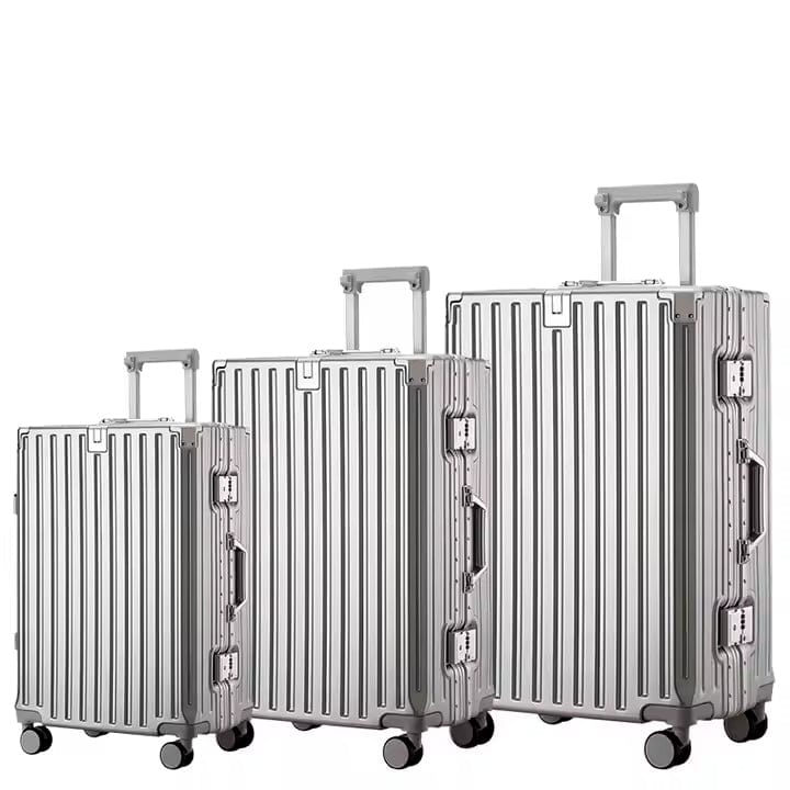 Set Trolley de 3 Valises en Polycarbonate avec Cup Holder