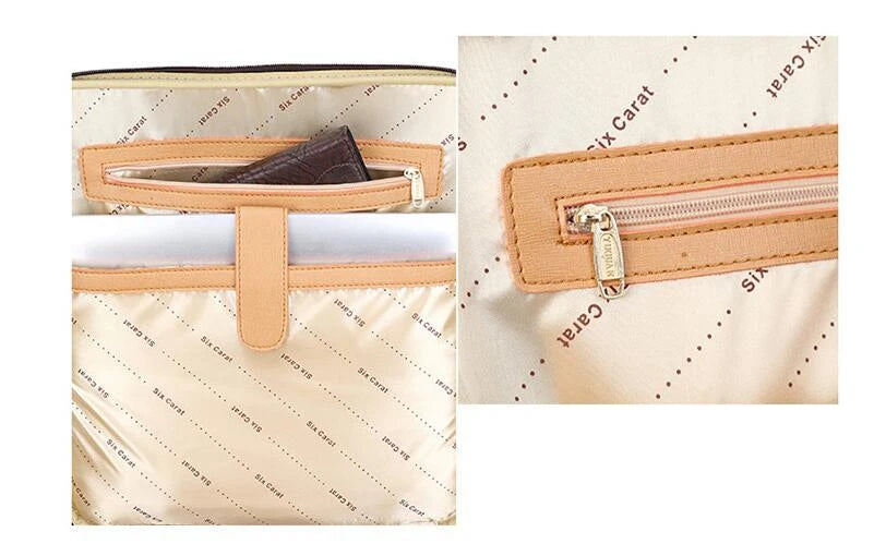 Valise de Voyage en Cuir PU à Roulettes – Bagage Cabine à Main Spinner Élégant et Durable