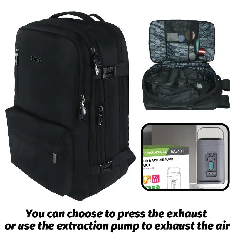 Sac à Dos de Voyage & Affaires avec Compression Sous Vide – Gain de Place & Élégance