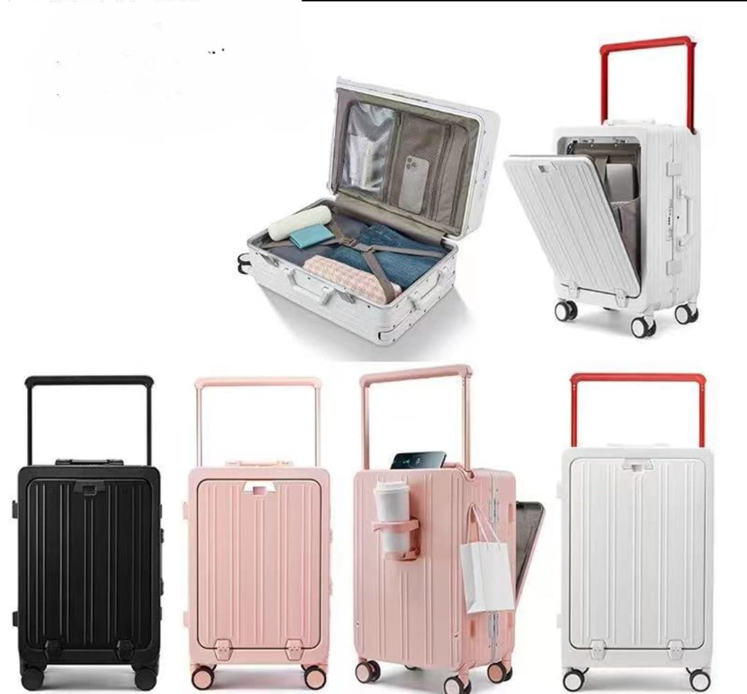 Valise Cabine Haut de Gamme 20" – Serrure TSA, 4 Roues 360°, Grande Capacité, Extensible & Antivol