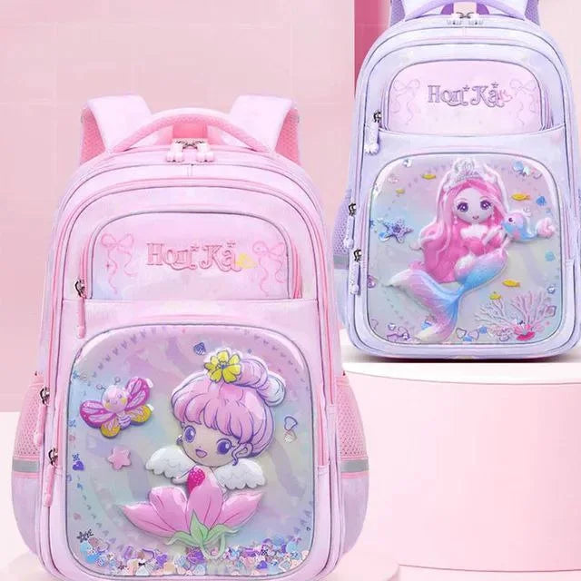 Cartable scolaire pour enfant vue de face