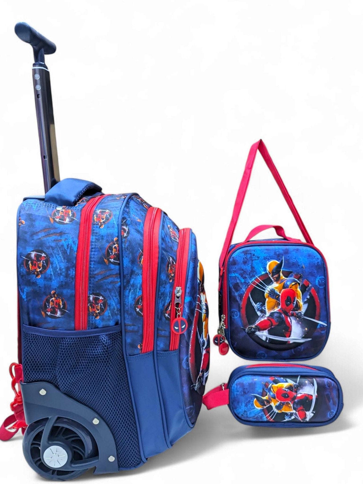 sac à dos à roulettes enfant 6 roues – 49×33×25 cm