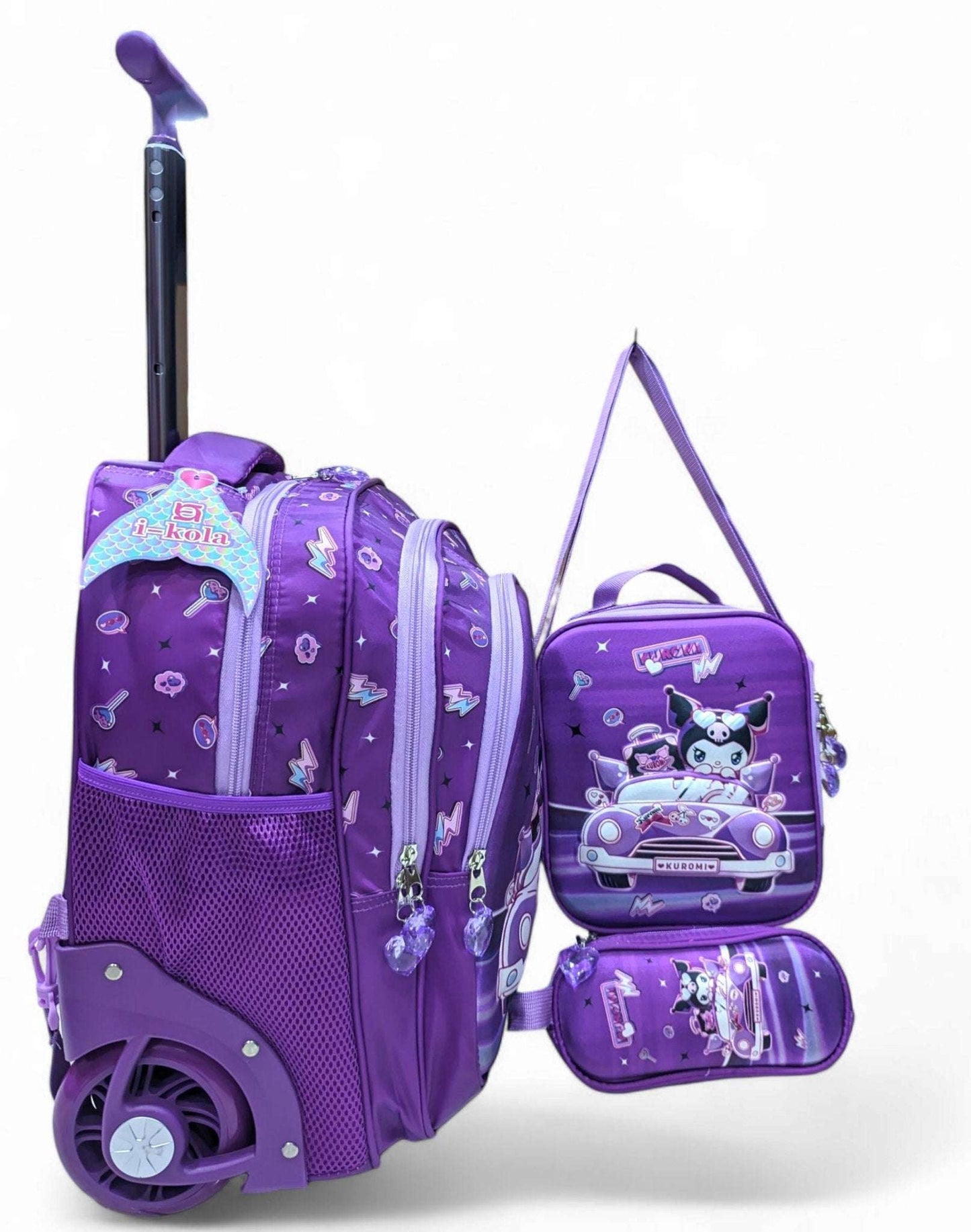sac à dos à roulettes enfant 6 roues – 49×33×25 cm