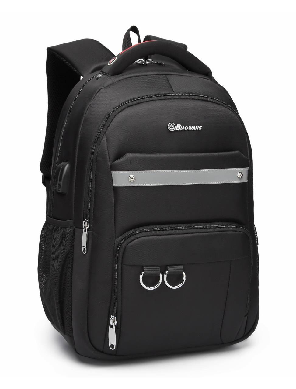 Biowang Sac à dos scolaire antivol grande capacité, sac pour ordinateur portable