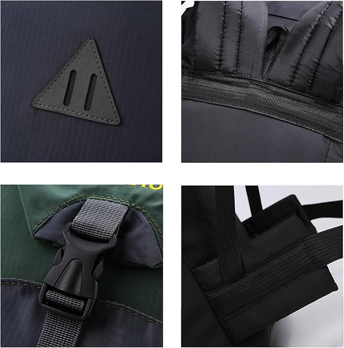 Homme portant sac à dos randonnée 70L XIYAHU plein air montagne trekking