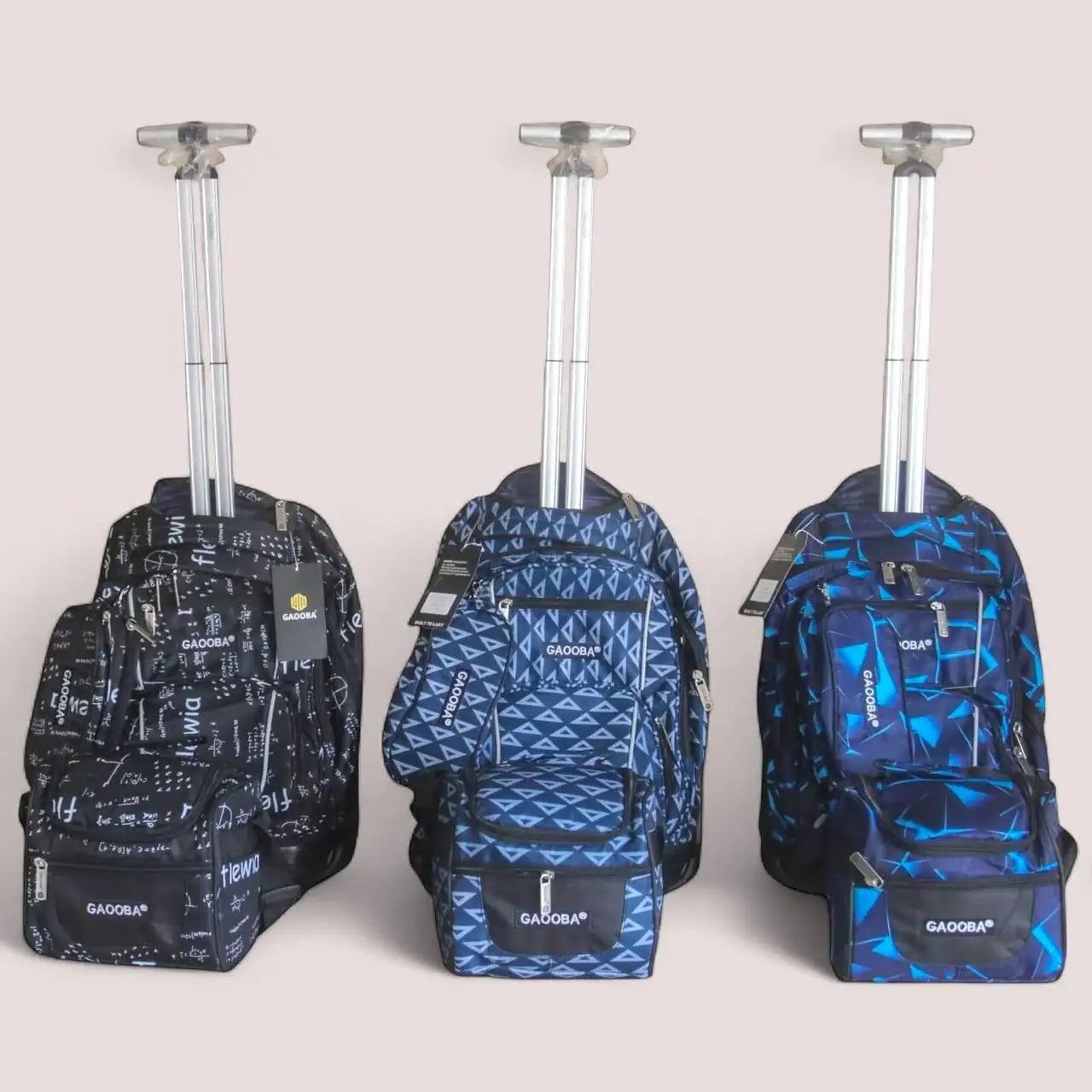 Sac scolaire avec bretelles rembourrées et roulettes