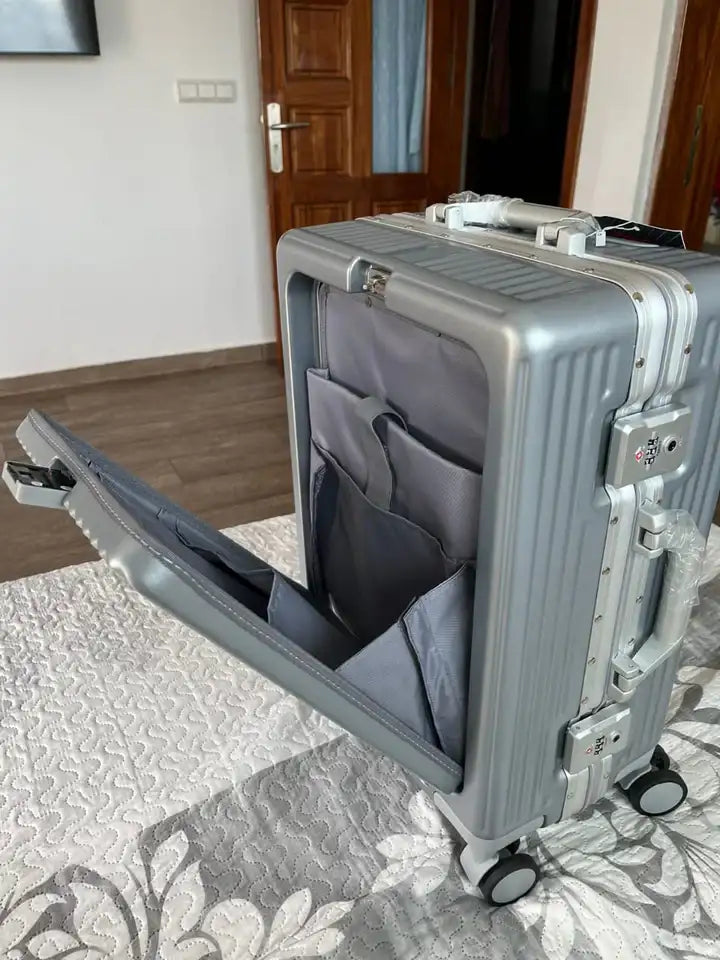 Valise Cabine Business avec Port PC et Porte-Gobelet