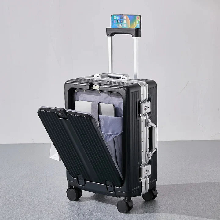 Valise Cabine Business avec Port PC et Porte-Gobelet
