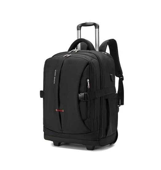 Sacs de voyage à roulettes – Sac à dos trolley 20 pouces – Bagage cabine d'affaires élégant et pratique
