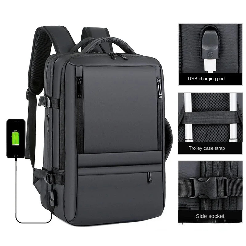 Sac à dos de voyage de 50 litres unisexe-d'ordinateur portable, bagage