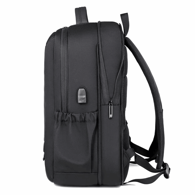 Sac à Dos PC Portable Classique avec Port USB – Voyage, Affaires et École