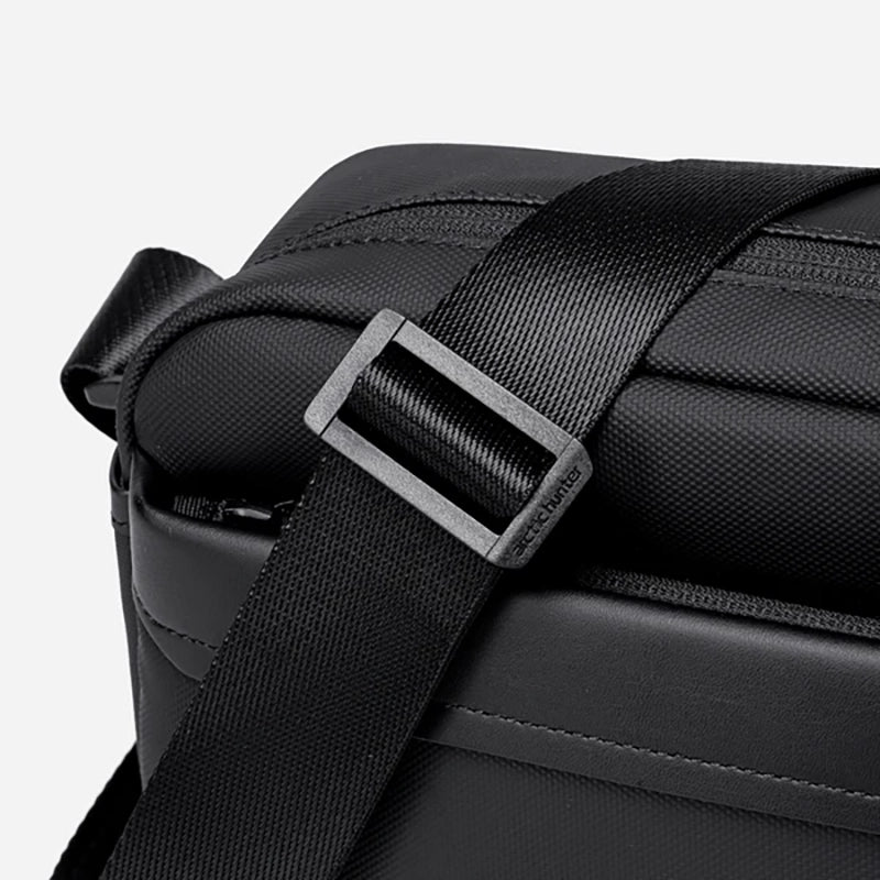 Sac Bandoulière Imperméable Unisexe – Sacoche Crossbody Oxford Multicompartiments Noir