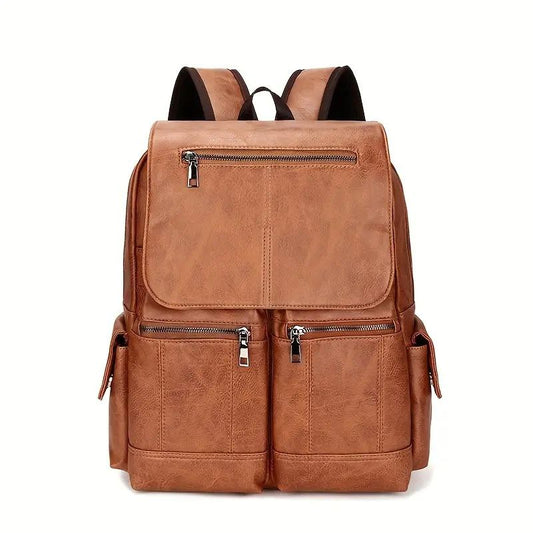 Sac à dos de voyage et PC en simili cuir