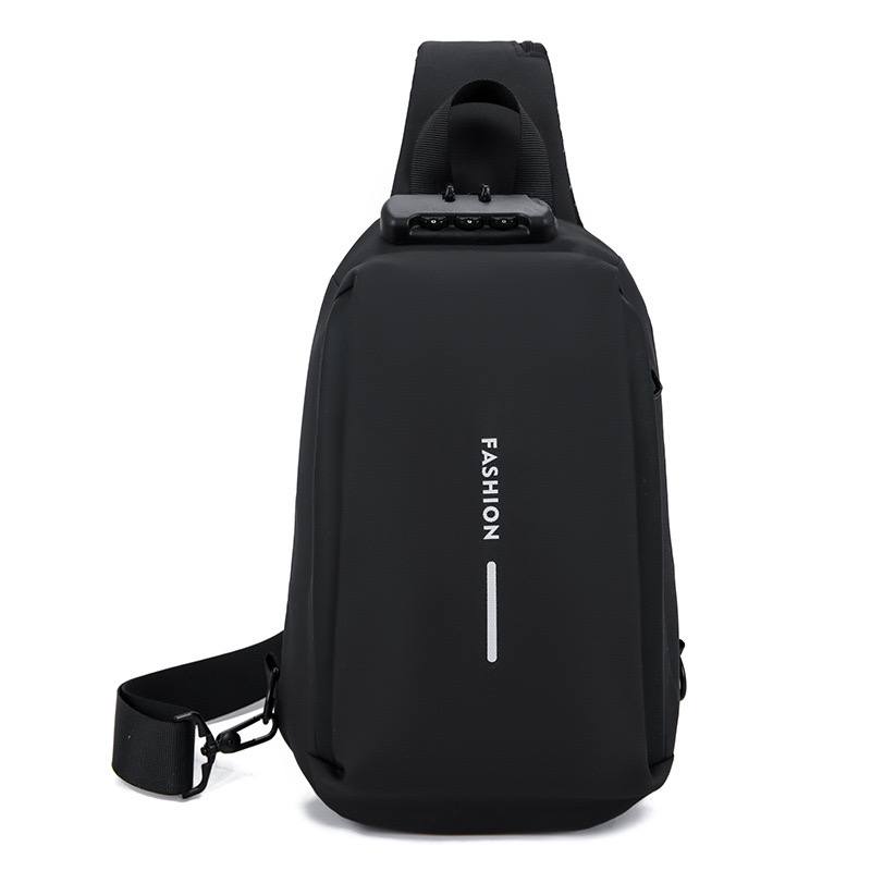 Sac à Bandoulière Antivol unisexe avec Broche – Imperméable et Tendance