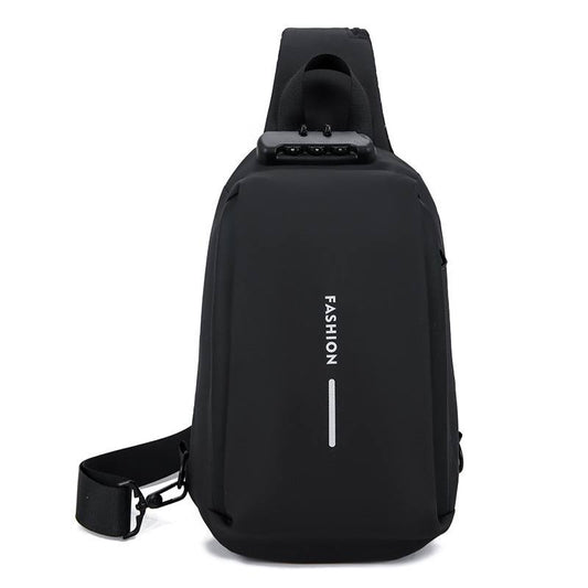 Sac à Bandoulière Antivol unisexe avec Broche – Imperméable et Tendance