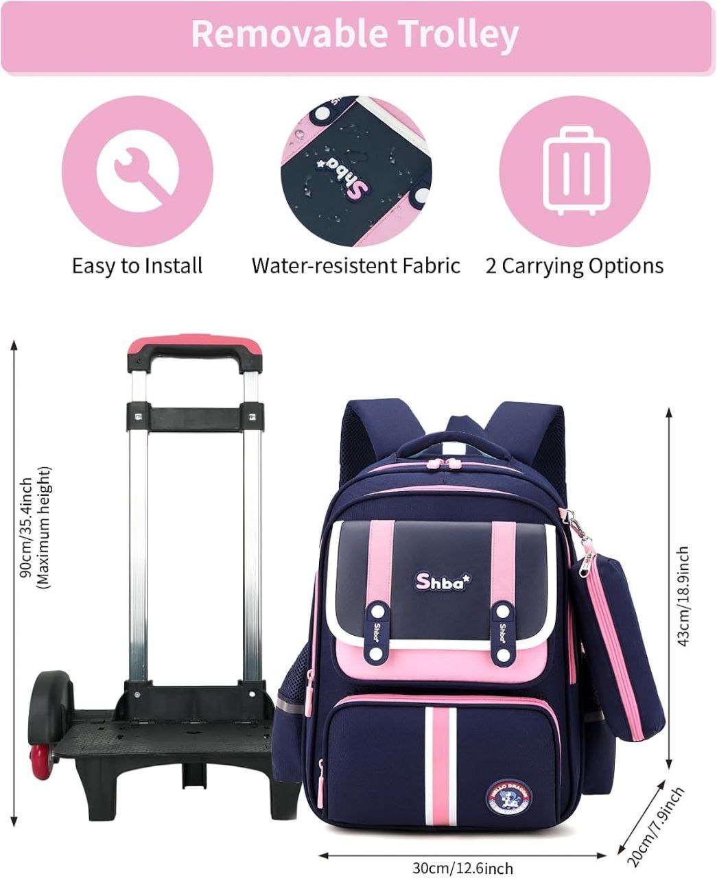 Cartable a Roulette Garcon Primaire