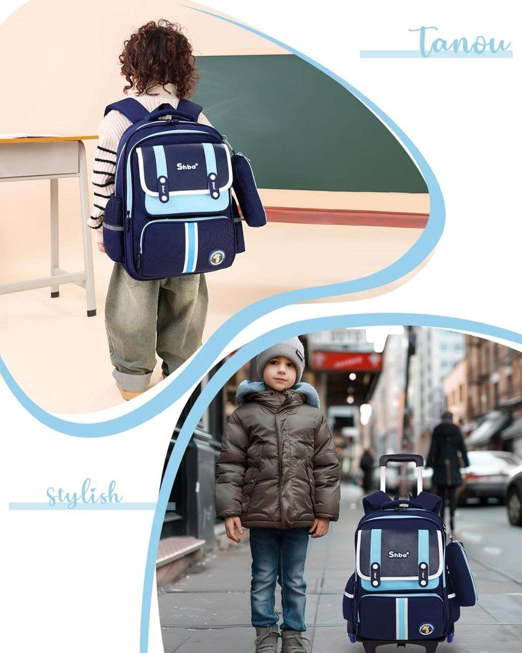 Cartable a Roulette Garcon Primaire