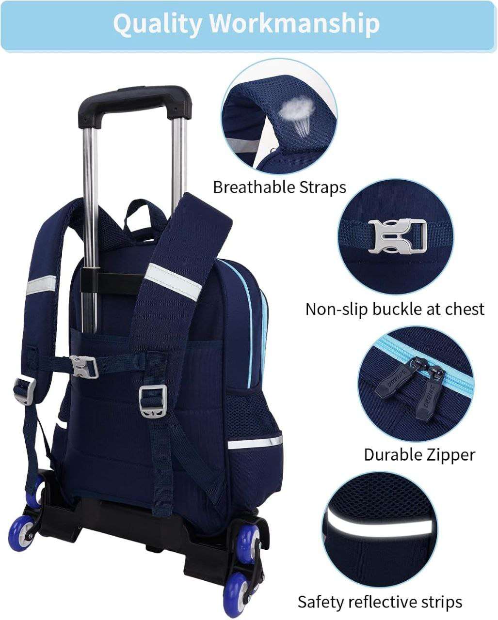 Cartable a Roulette Garcon Primaire