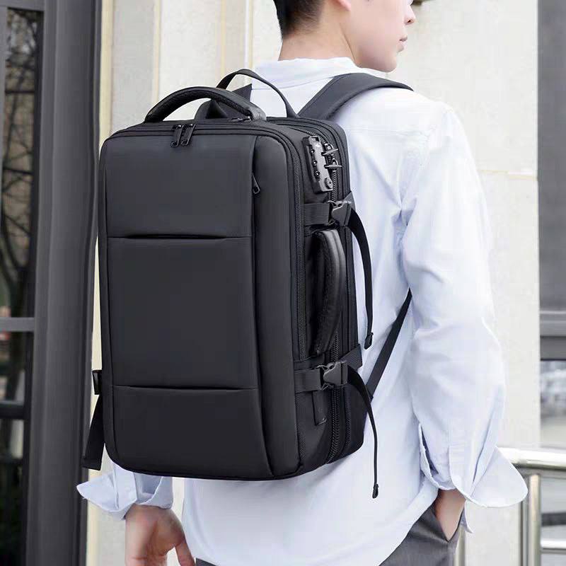 Sac à dos de voyage extensible 20-35L, sac de cabine imperméable pour ordinateur portable et randonnée