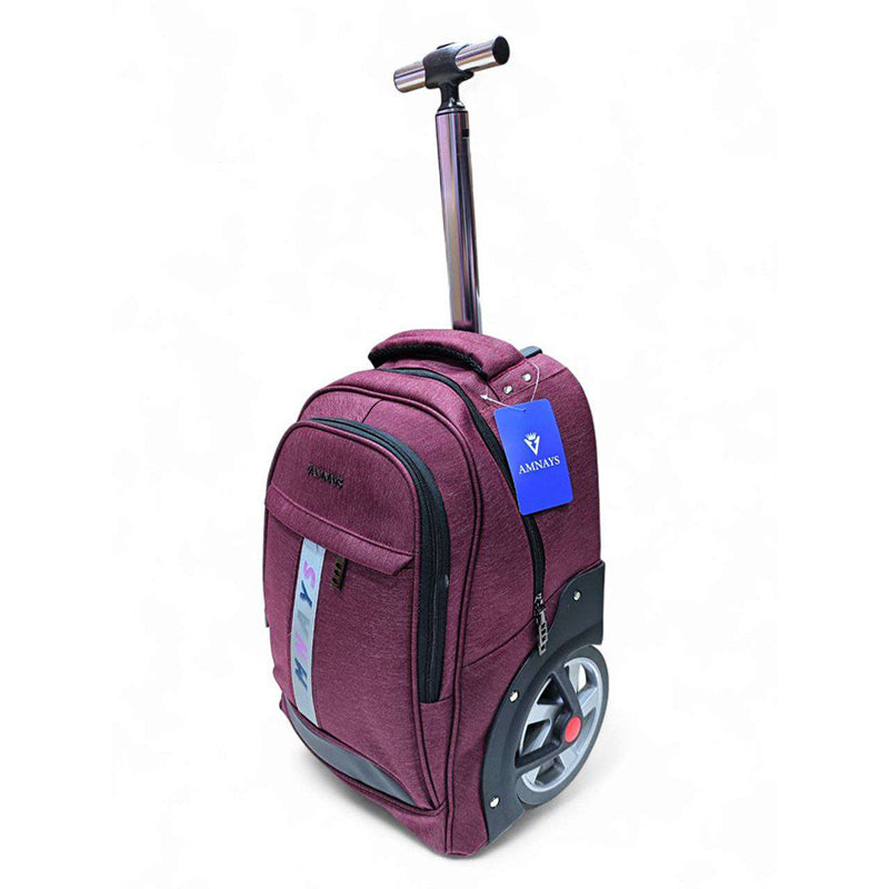 Cartable à roulettes scolaire AMNAYS grand roues