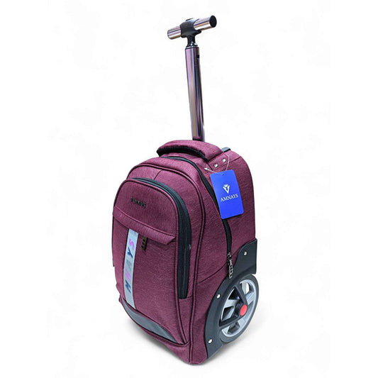 Cartable à roulettes scolaire AMNAYS grand roues
