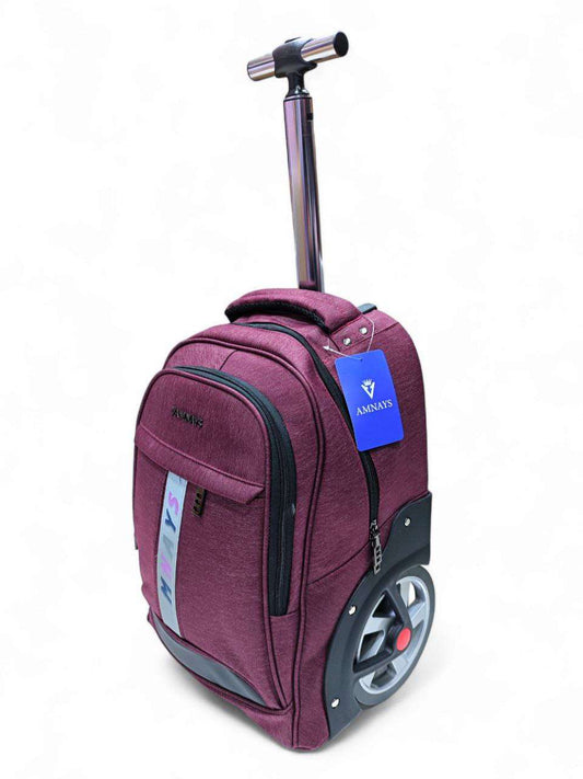 Cartable à roulettes scolaire AMNAYS grand roues