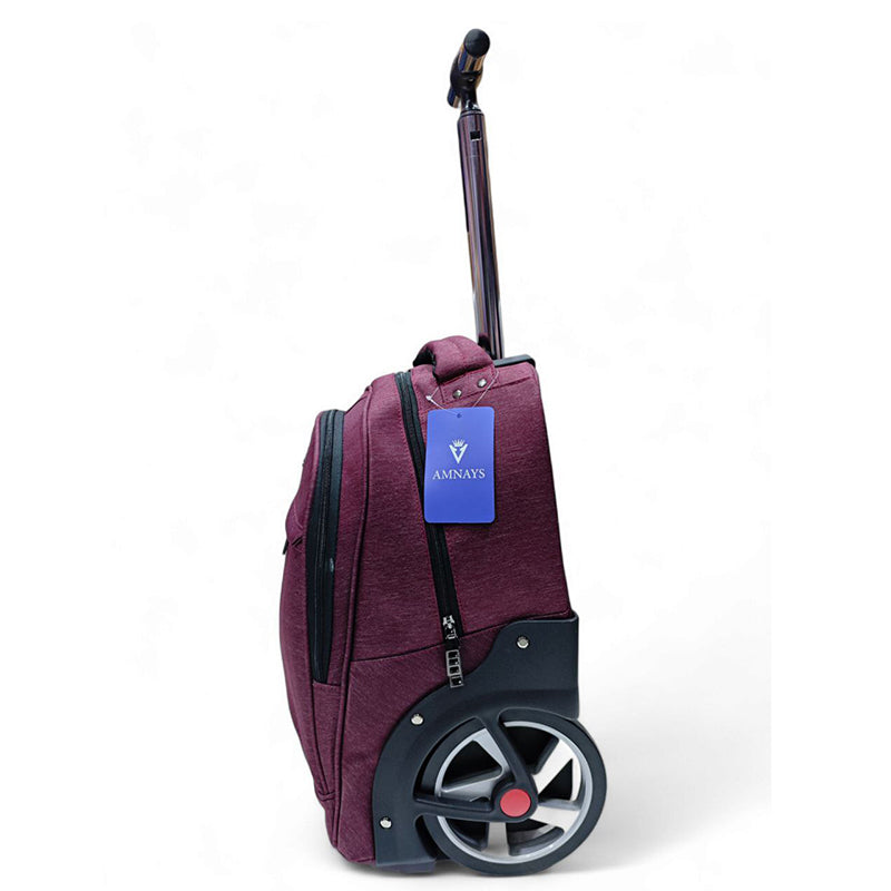 Cartable à roulettes scolaire AMNAYS grand roues