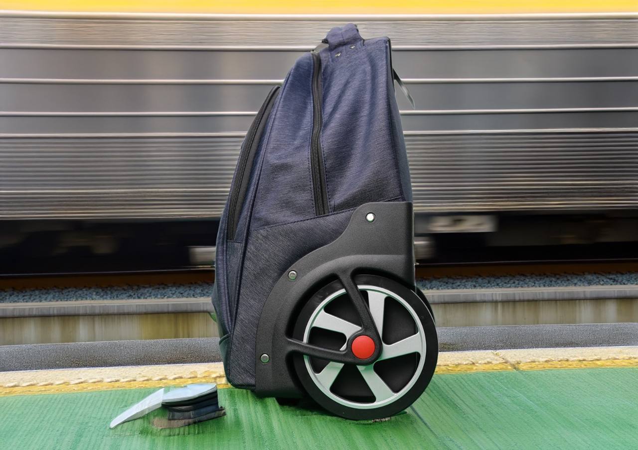 Cartable à roulettes grandes roues