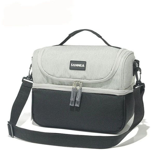 Sac Isotherme,Grand Sac à Lunch de Voyage 7L avec bandoulière réglable