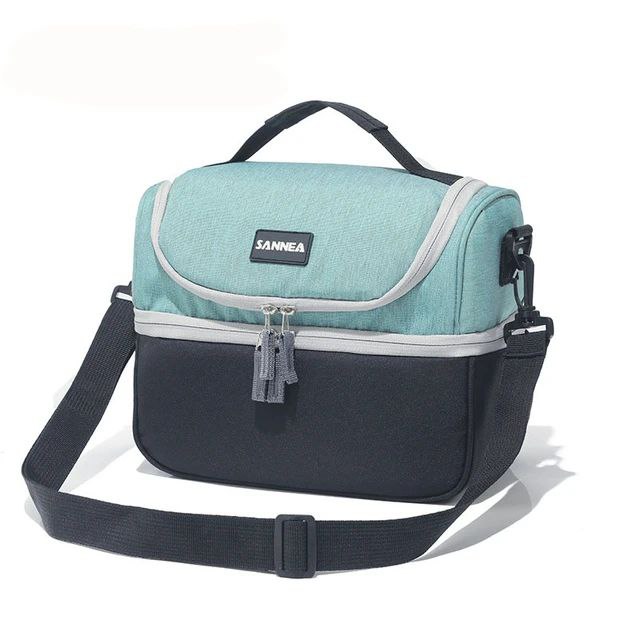 Sac Isotherme,Grand Sac à Lunch de Voyage 7L avec bandoulière réglable