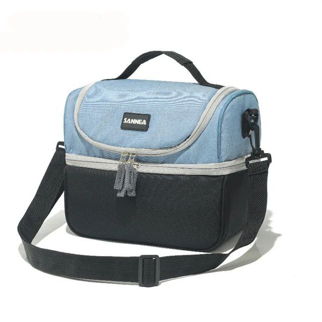 Sac Isotherme,Grand Sac à Lunch de Voyage 7L avec bandoulière réglable