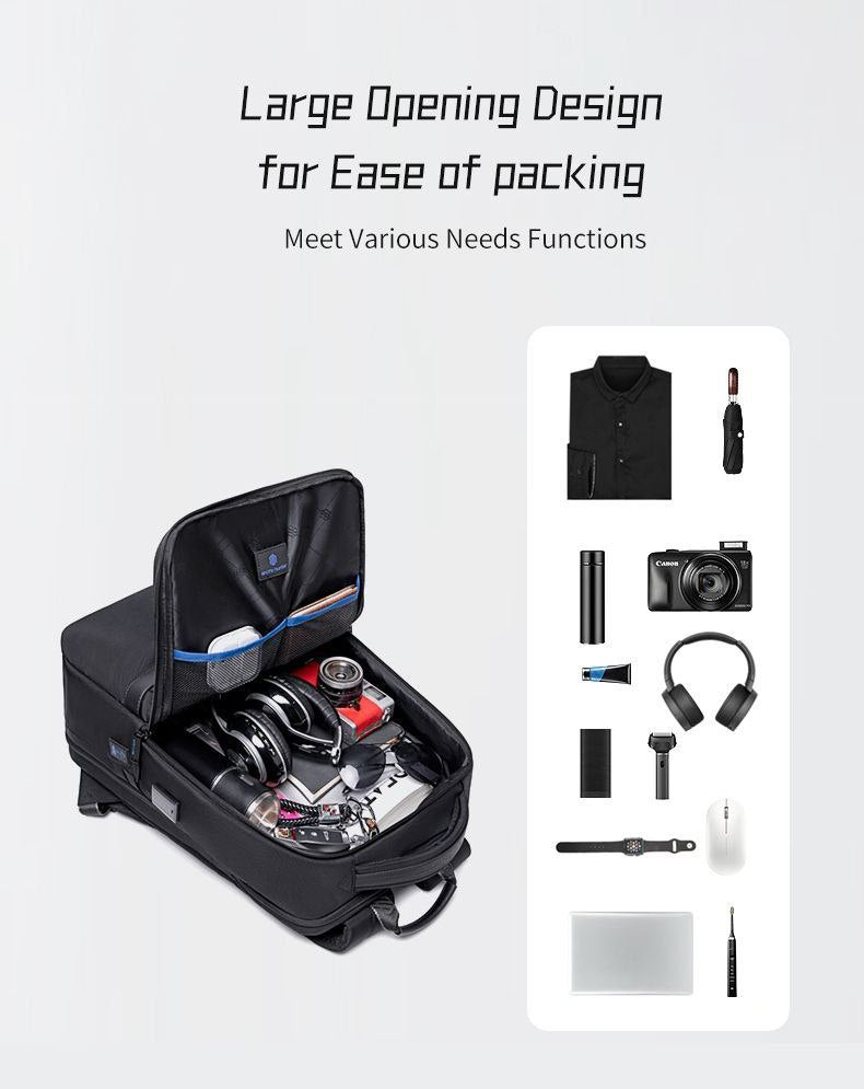Sac à Dos Arctic Hunter - Léger et Polyvalent pour Ordinateur Portable 15,6 Pouces