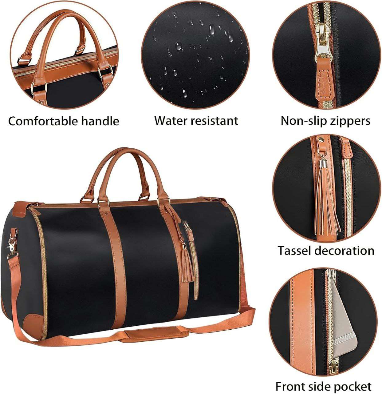 Sac De Vêtement Pour Voyage, Sac À Vêtement À Main, 3 En 1