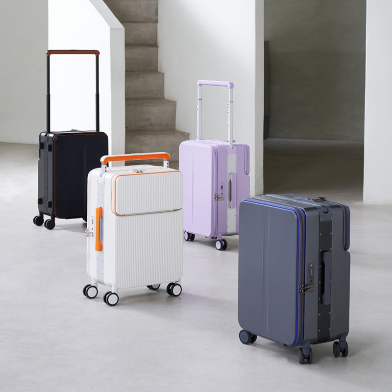 Set de 2 Valises de Voyage Rigides S + M – Valises à Roulettes 360° Haut de Gamme| Livraison Maroc