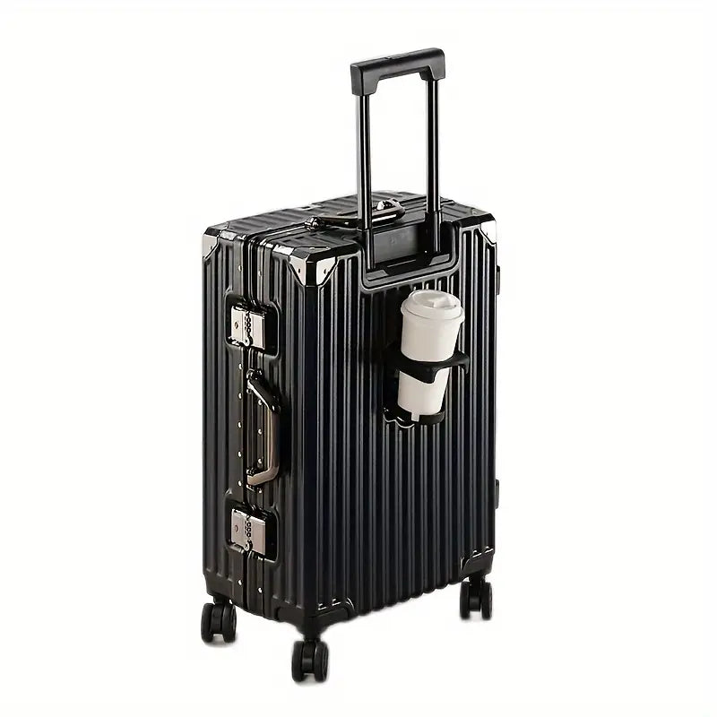 Ensemble de 3 Valises avec Porte-Gobelet Intégré