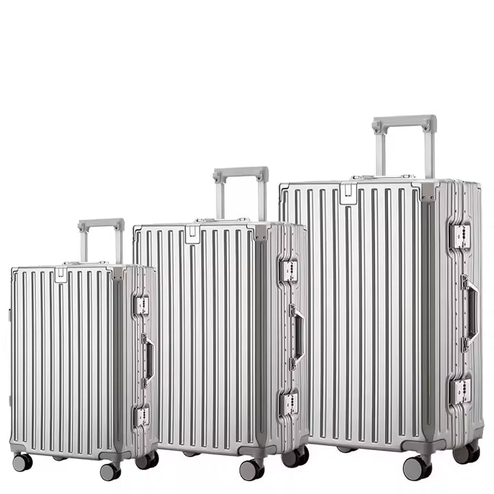 Ensemble de 3 Valises avec Porte-Gobelet Intégré