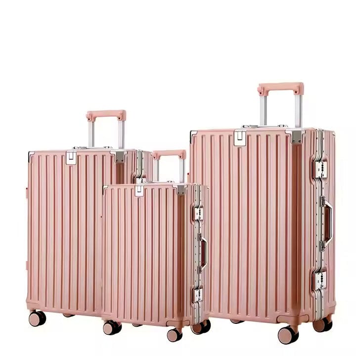Ensemble de 3 Valises avec Porte-Gobelet Intégré