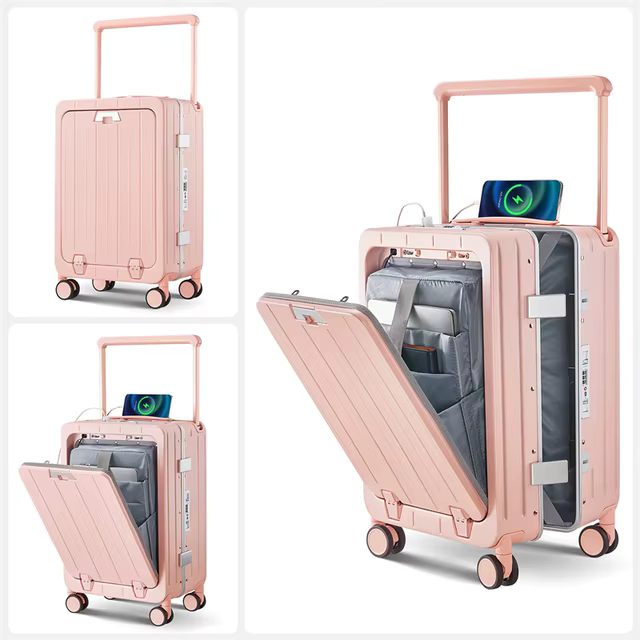 Valise Cabine Haut de Gamme 20" – Serrure TSA, 4 Roues 360°, Grande Capacité, Extensible & Antivol