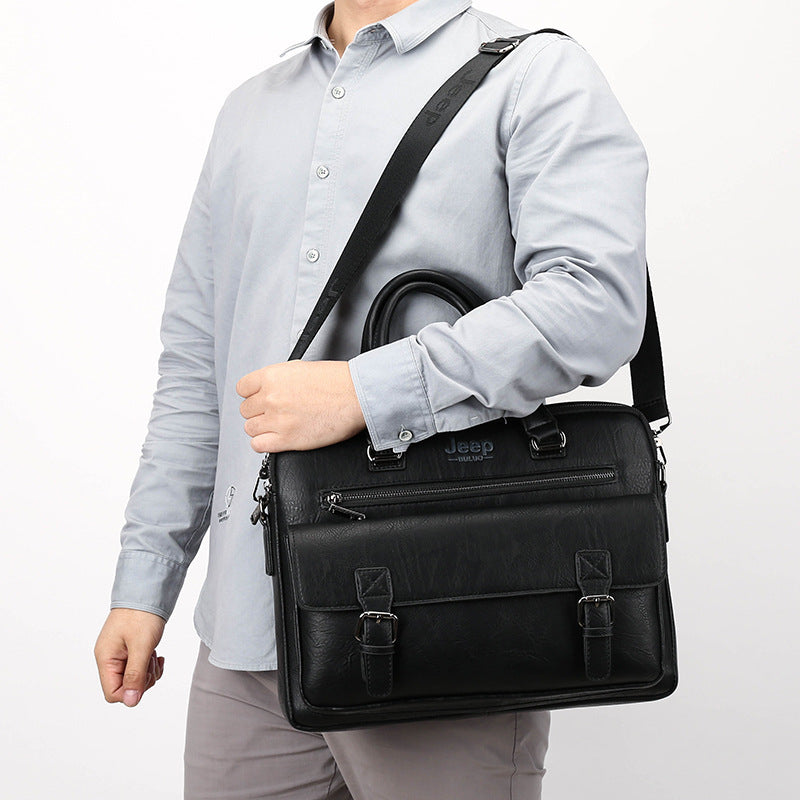Cartable Professionnel – Sac Business Élégant avec Compartiment PC