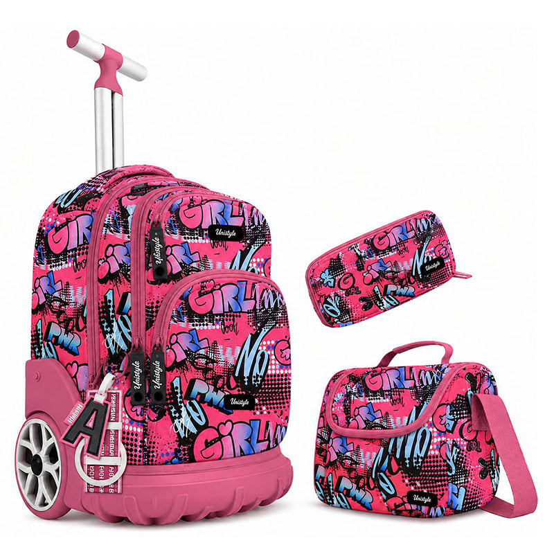 Cartable Trolley 18’’ 3 en 1 – Le Pack Scolaire Complet