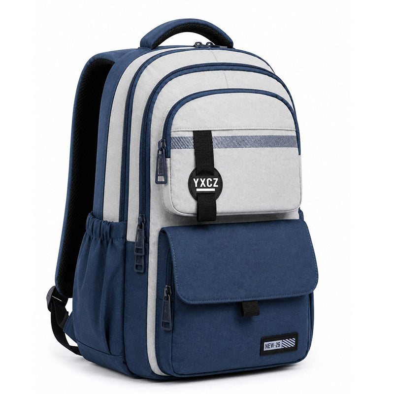 Cartable Scolaire Collège Ado - Sac à Dos Étanche avec Compartiment Ordinateur 15,6" - Sac École Garçon Fille Confortable et Résistant