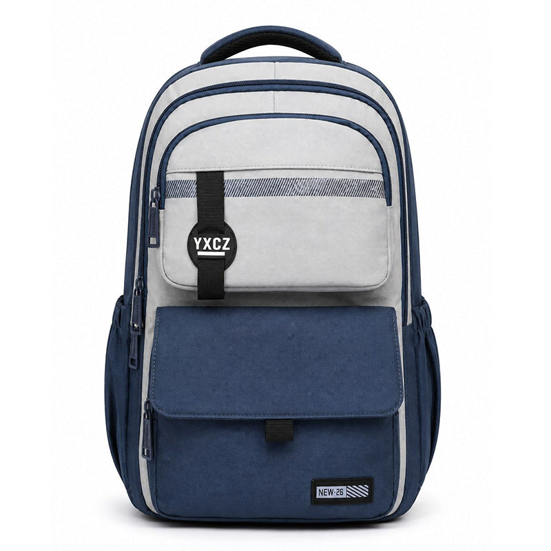 Cartable Scolaire Collège Ado - Sac à Dos Étanche avec Compartiment Ordinateur 15,6" - Sac École Garçon Fille Confortable et Résistant